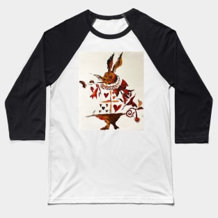 Alice in Wonderland white hare Baseball T-Shirt